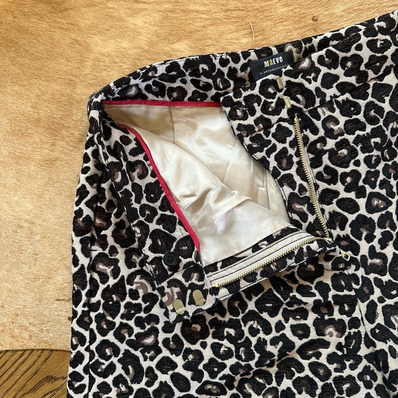 Maeve leopard pants 14 NWT - Picture 7 of 7